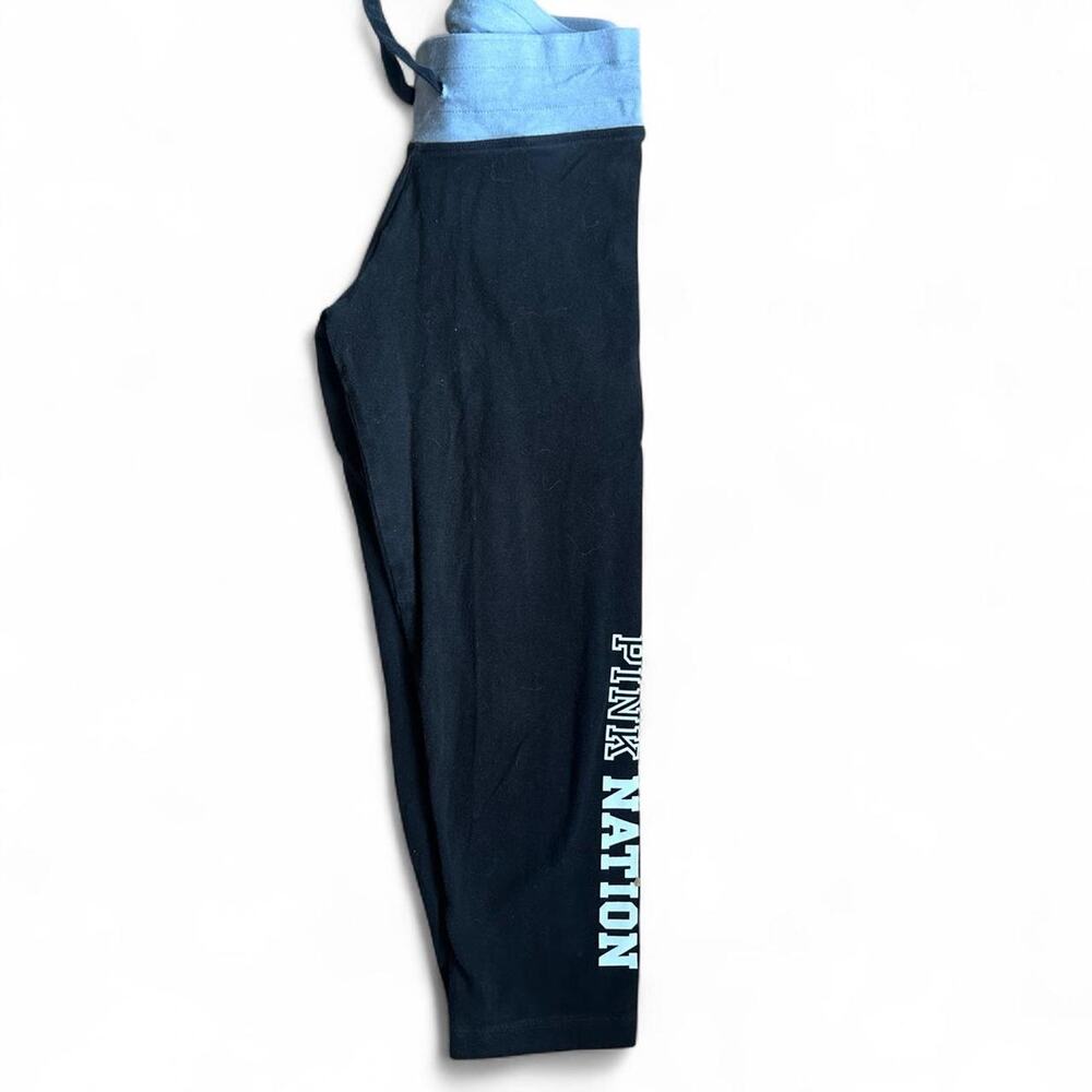 Black‎ XS Womens Victorias Secret PINK yoga Capris